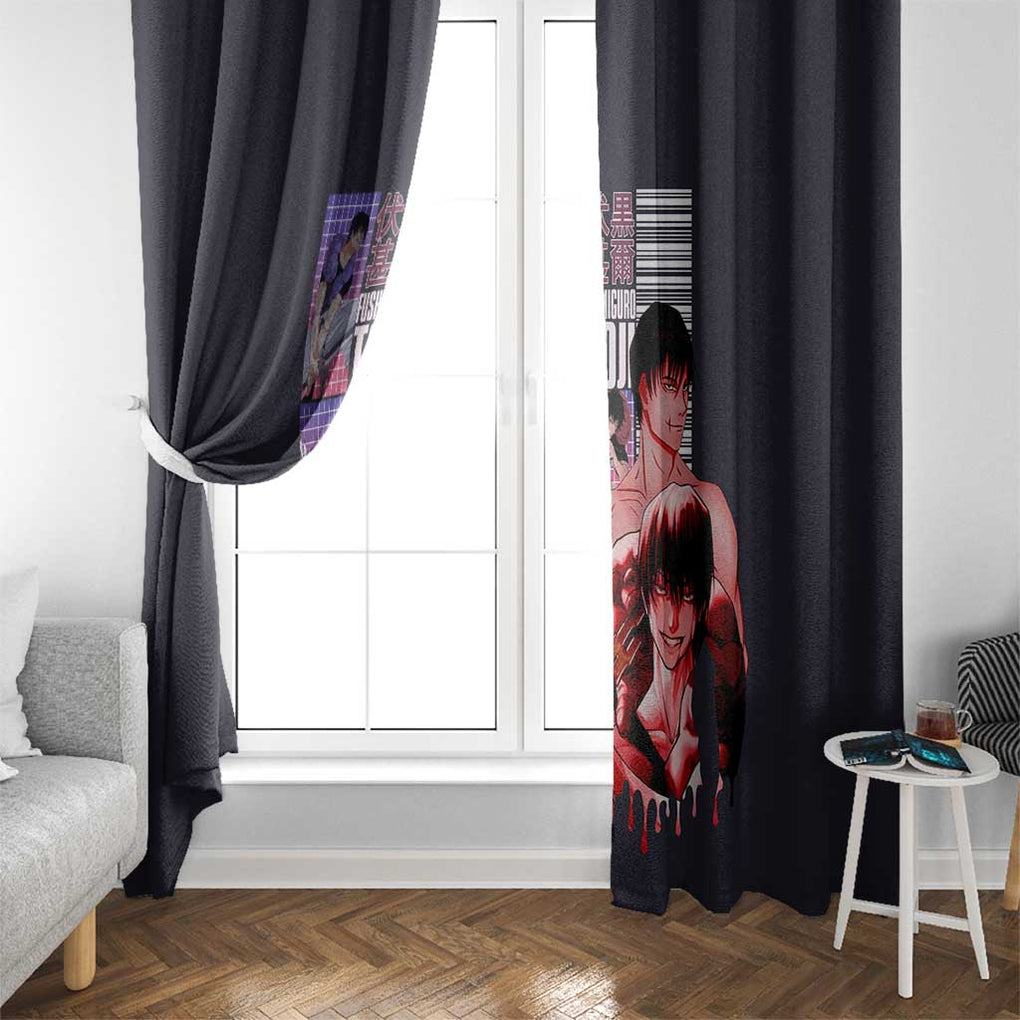 Fushiguro Toji Jujutsu Kaisen Window Curtain Japan Anime Style