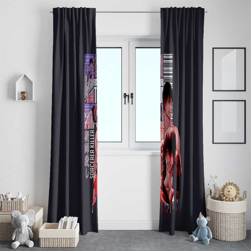 Fushiguro Toji Jujutsu Kaisen Window Curtain Japan Anime Style