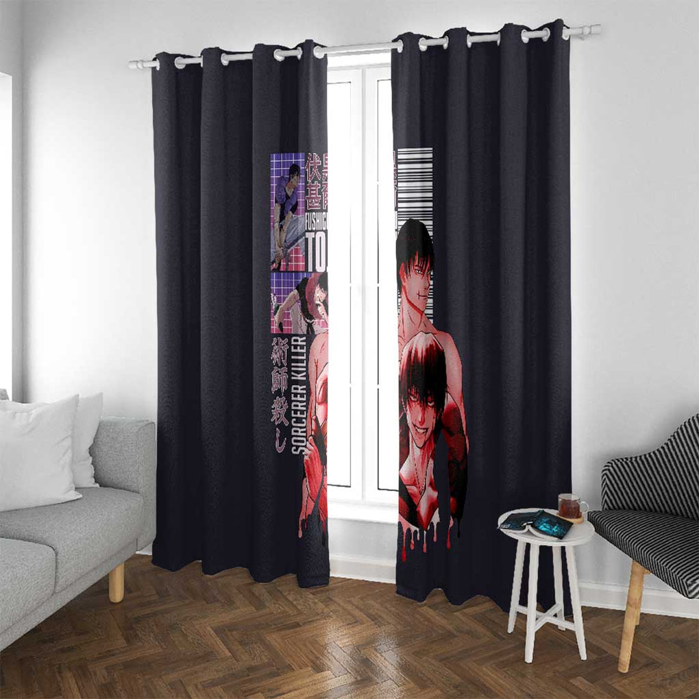 Fushiguro Toji Jujutsu Kaisen Window Curtain Japan Anime Style