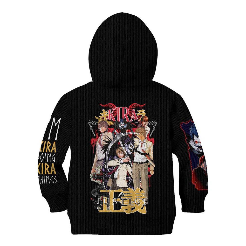 Light Yagami V2 Death Note Kid Hoodie Japan Anime Style