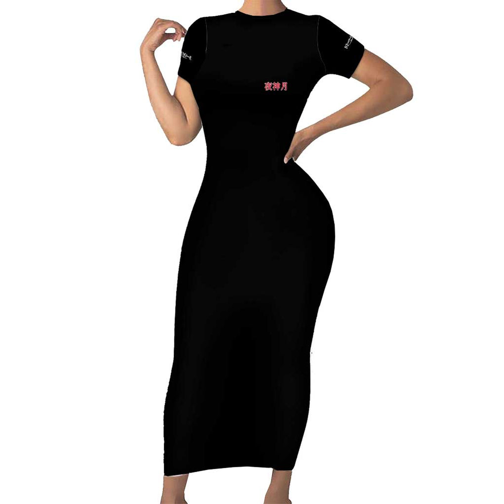 Light Yagami V2 Death Note Short Sleeve Bodycon Dress Japan Anime Style