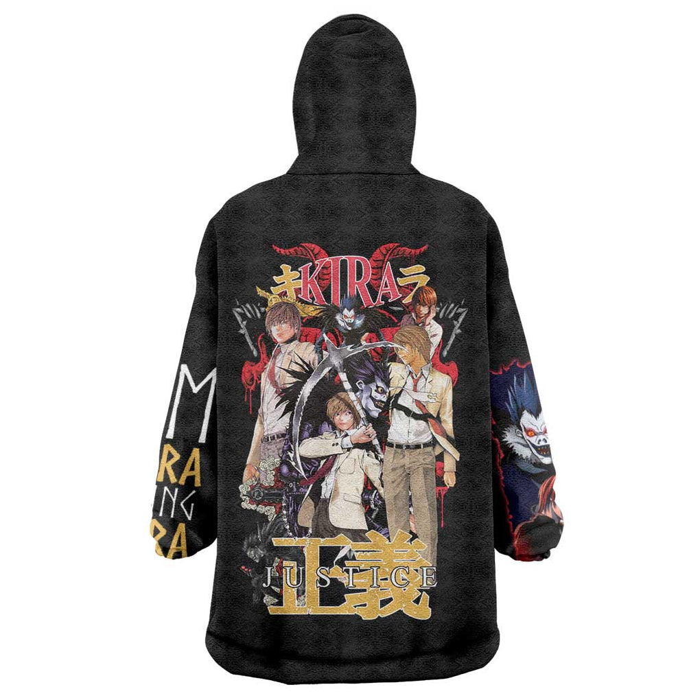 Light Yagami V2 Death Note Wearable Blanket Hoodie Japan Anime Style
