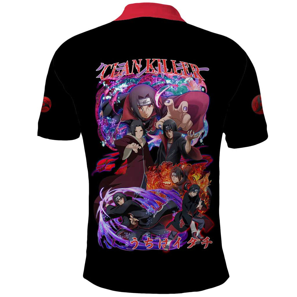 Uchiha Itachi V4 Naruto Polo Shirt Japan Anime Style