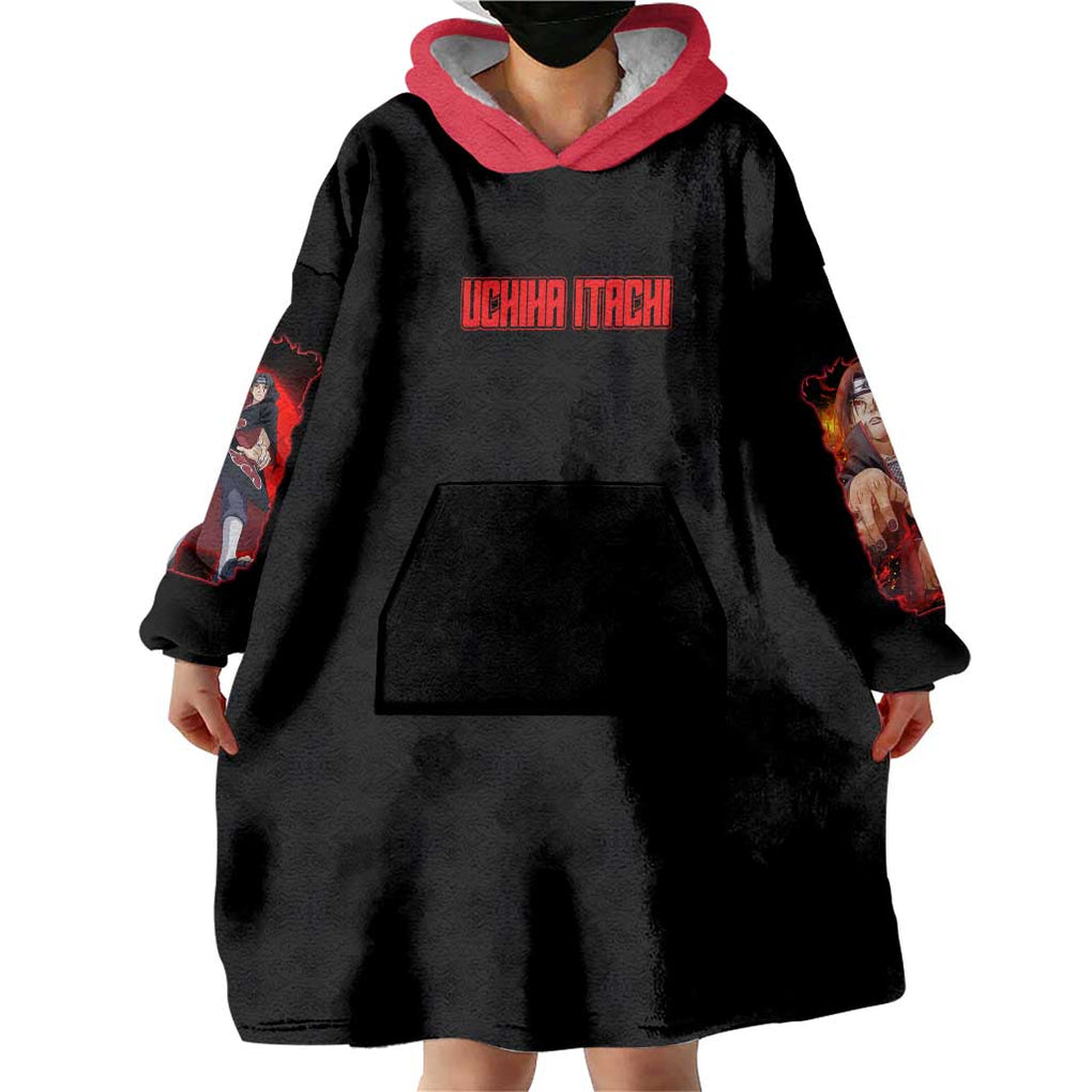 Uchiha Itachi V4 Naruto Wearable Blanket Hoodie Japan Anime Style