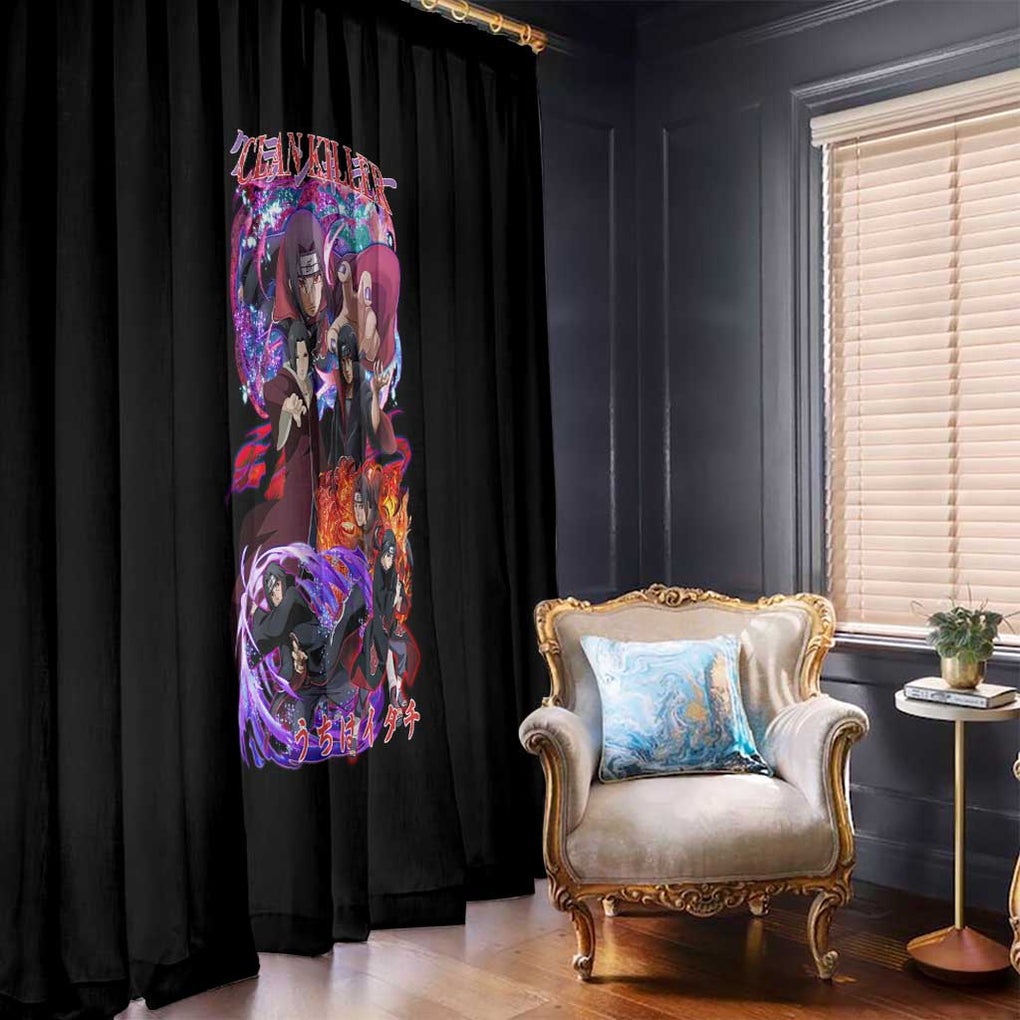 Uchiha Itachi V4 Naruto Window Curtain Japan Anime Style