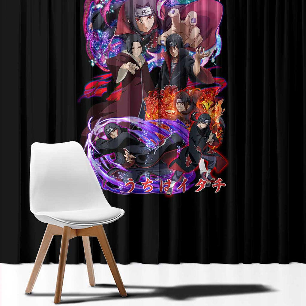 Uchiha Itachi V4 Naruto Window Curtain Japan Anime Style