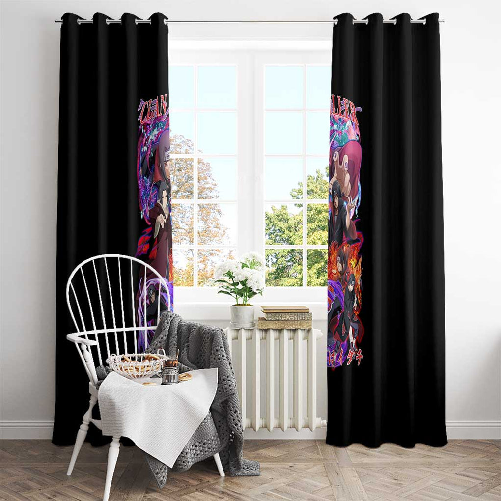 Uchiha Itachi V4 Naruto Window Curtain Japan Anime Style
