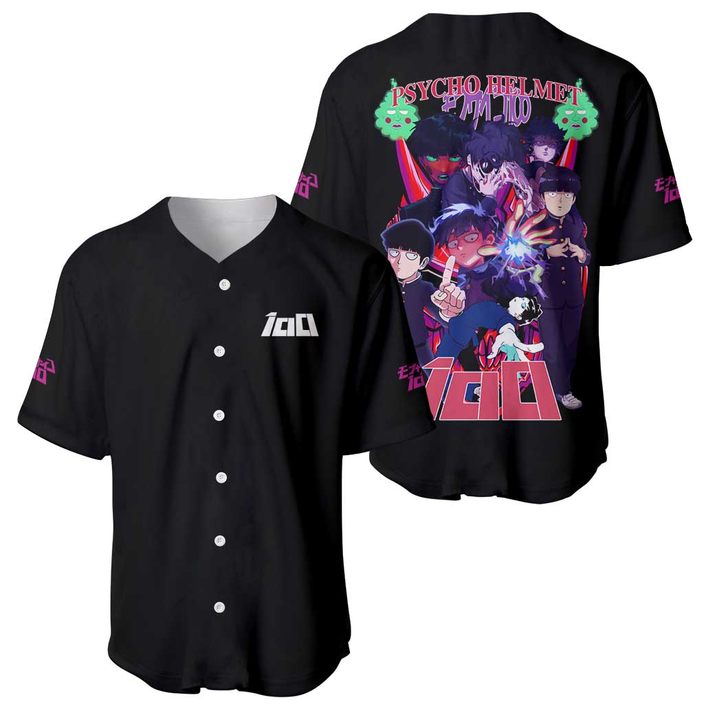 Shigeo Kageyama V4 Mob Psycho 100 Baseball Jersey Japan Anime Style - The Mazicc