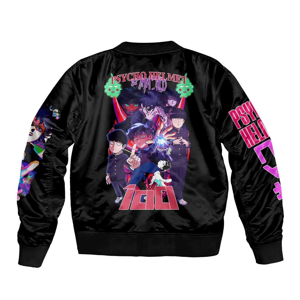 Shigeo Kageyama V4 Mob Psycho 100 Bomber Jacket Japan Anime Style - The Mazicc
