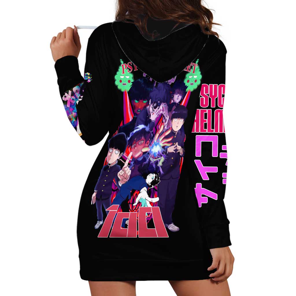 Shigeo Kageyama V4 Mob Psycho 100 Hoodie Dress Japan Anime Style - The Mazicc