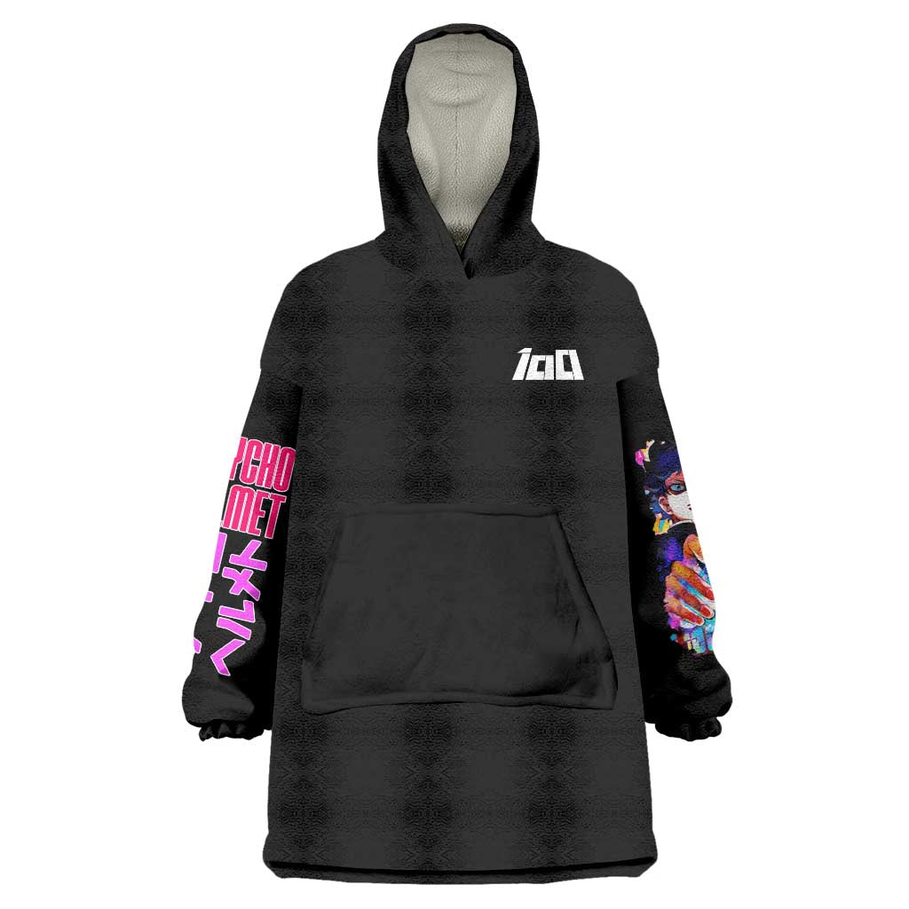 Shigeo Kageyama V4 Mob Psycho 100 Wearable Blanket Hoodie Japan Anime Style - The Mazicc