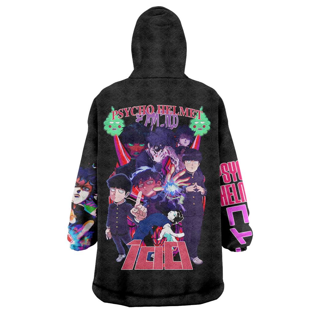 Shigeo Kageyama V4 Mob Psycho 100 Wearable Blanket Hoodie Japan Anime Style - The Mazicc