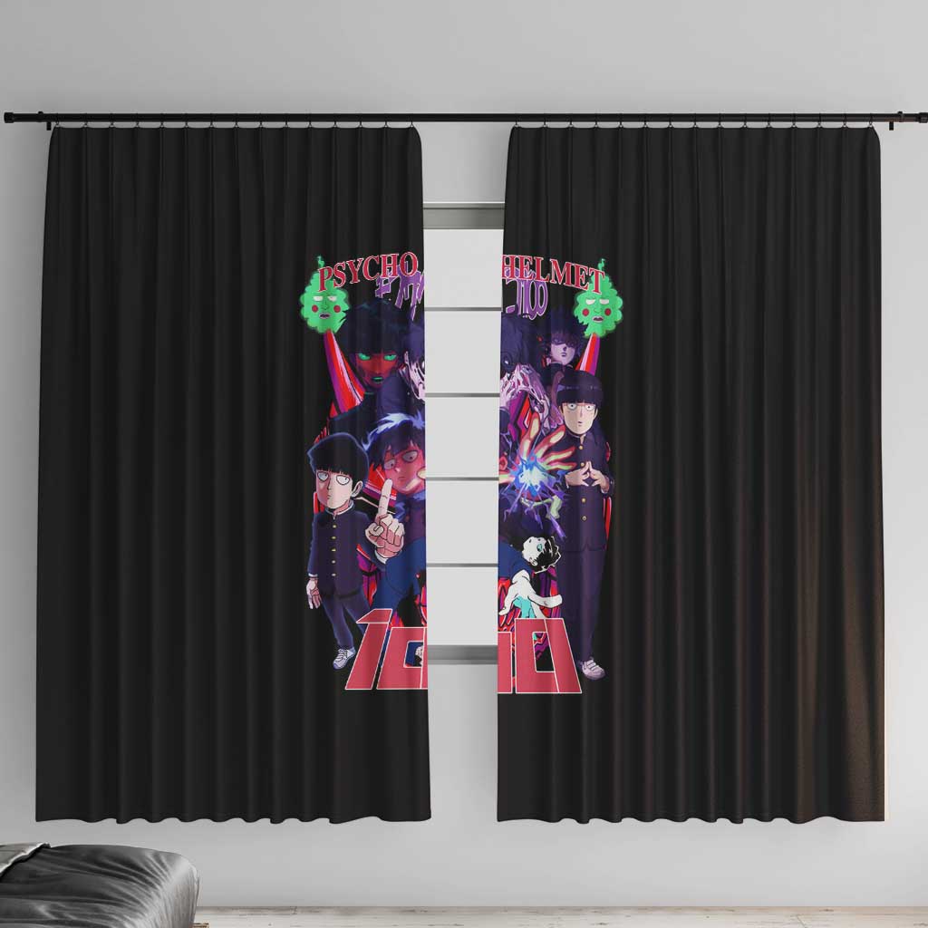 Shigeo Kageyama V4 Mob Psycho 100 Window Curtain Japan Anime Style - The Mazicc
