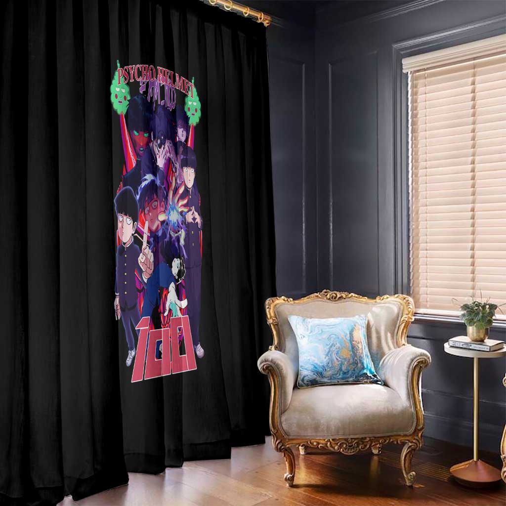 Shigeo Kageyama V4 Mob Psycho 100 Window Curtain Japan Anime Style - The Mazicc
