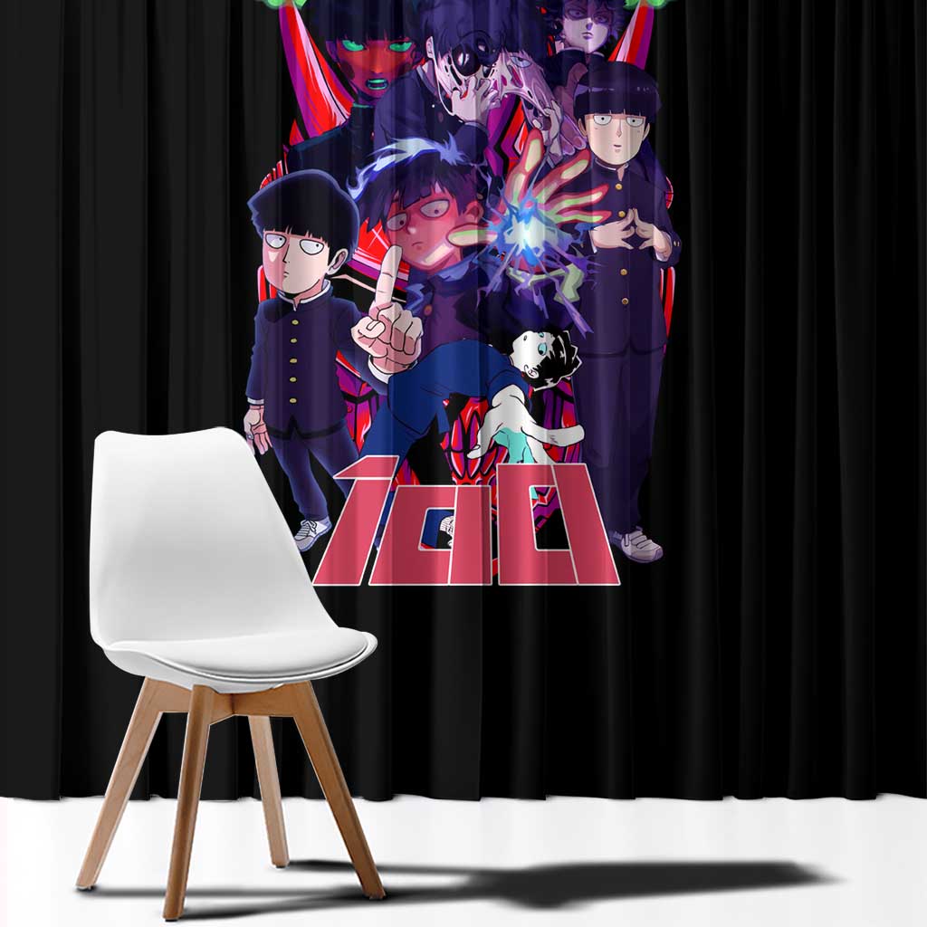 Shigeo Kageyama V4 Mob Psycho 100 Window Curtain Japan Anime Style - The Mazicc