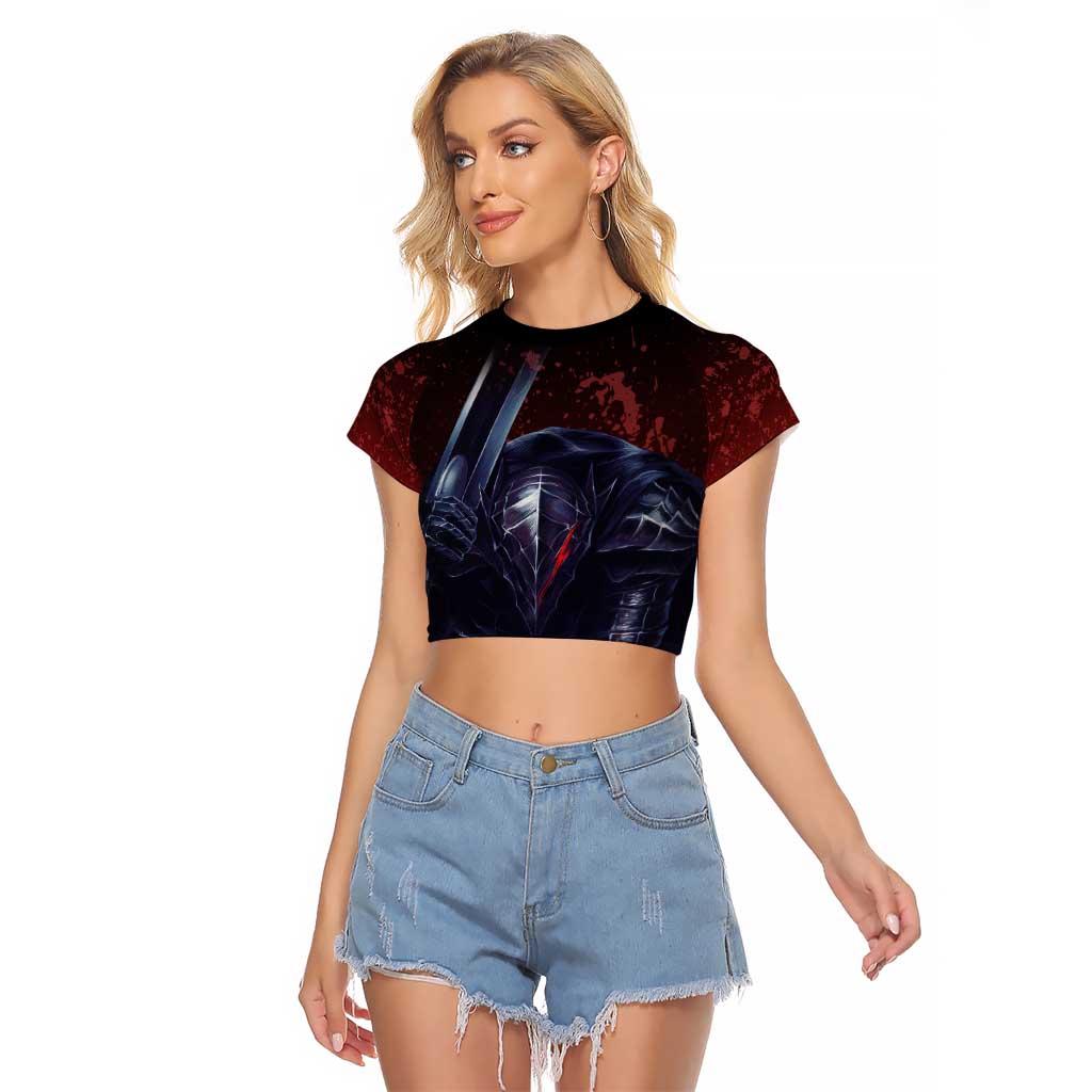 Struggler Berserk Raglan Cropped T Shirt Japan Anime Style - The Mazicc