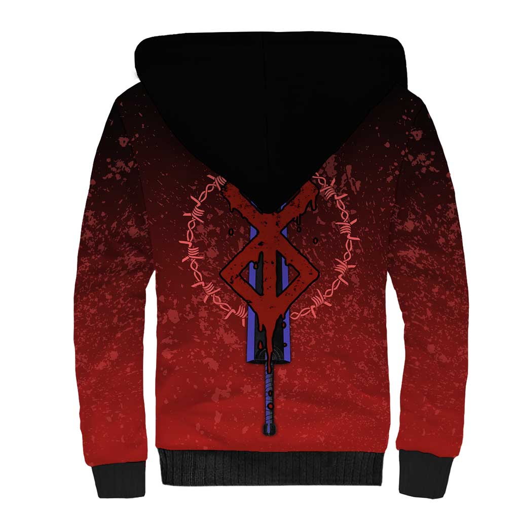 Struggler Berserk Sherpa Hoodie Japan Anime Style - The Mazicc