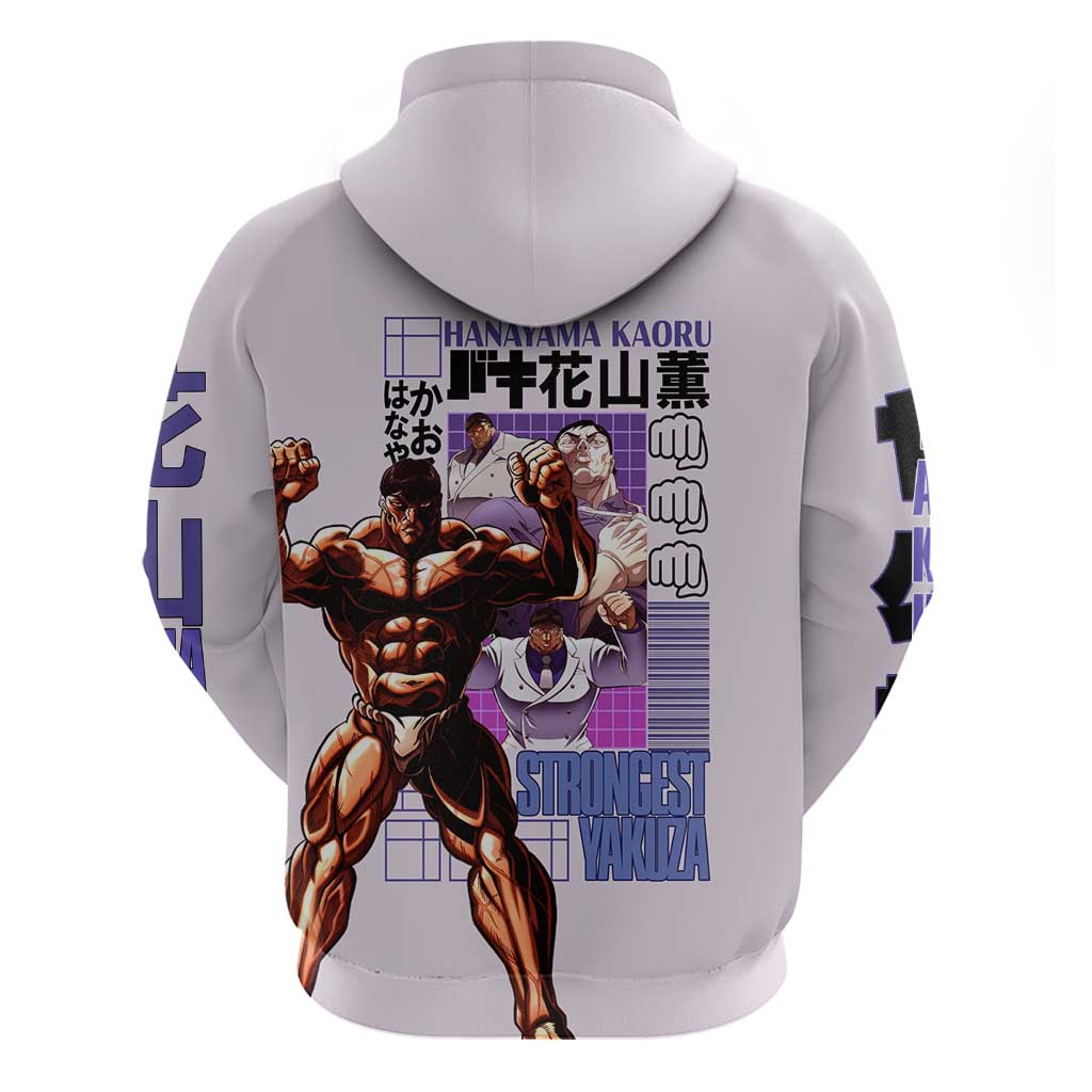 Hanayama Kaoru Baki Hoodie Japan Anime Style - The Mazicc