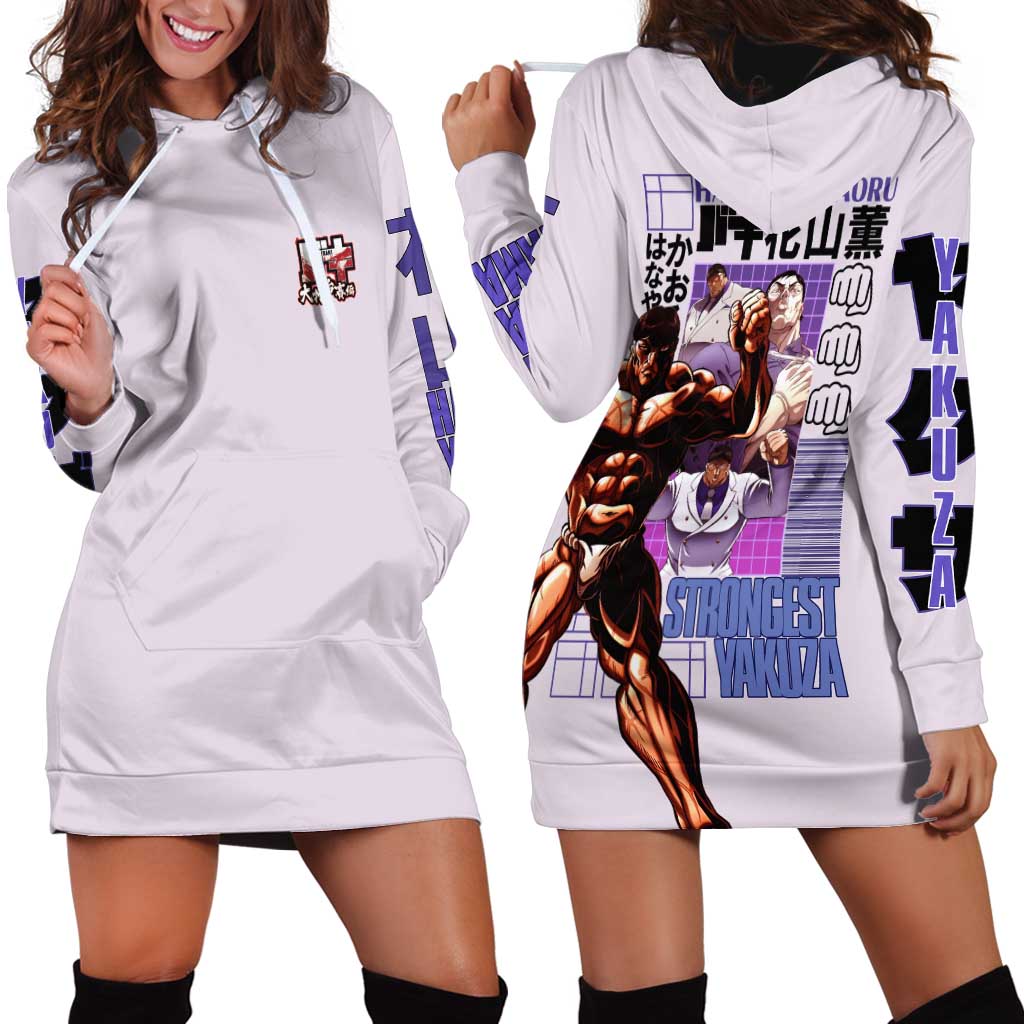 Hanayama Kaoru Baki Hoodie Dress Japan Anime Style - The Mazicc