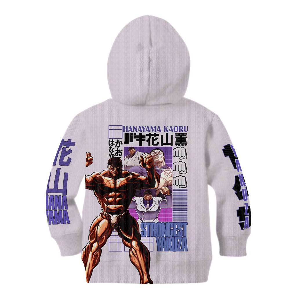 Hanayama Kaoru Baki Kid Hoodie Japan Anime Style - The Mazicc