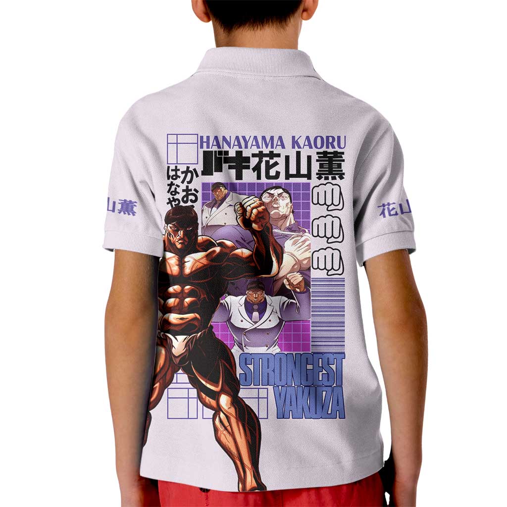 Hanayama Kaoru Baki Kid Polo Shirt Japan Anime Style - The Mazicc