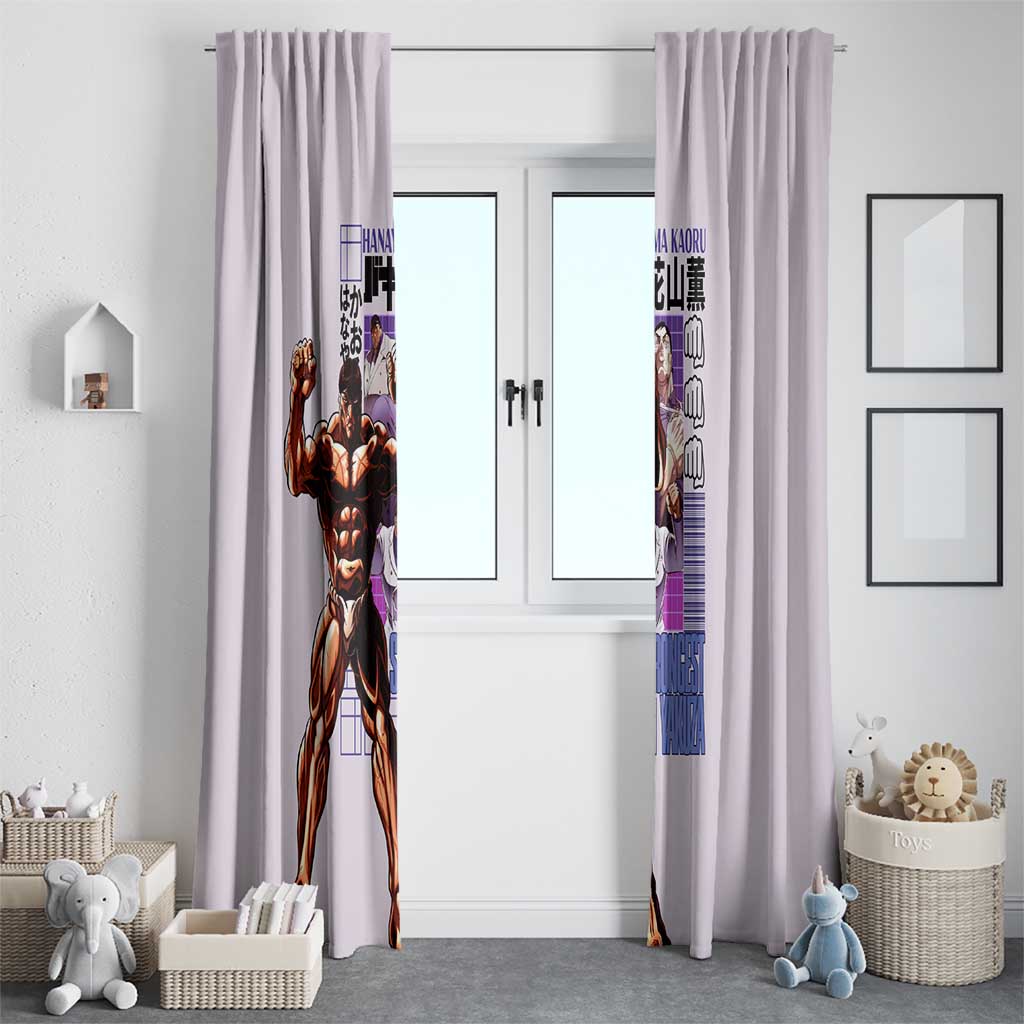 Hanayama Kaoru Baki Window Curtain Japan Anime Style - The Mazicc