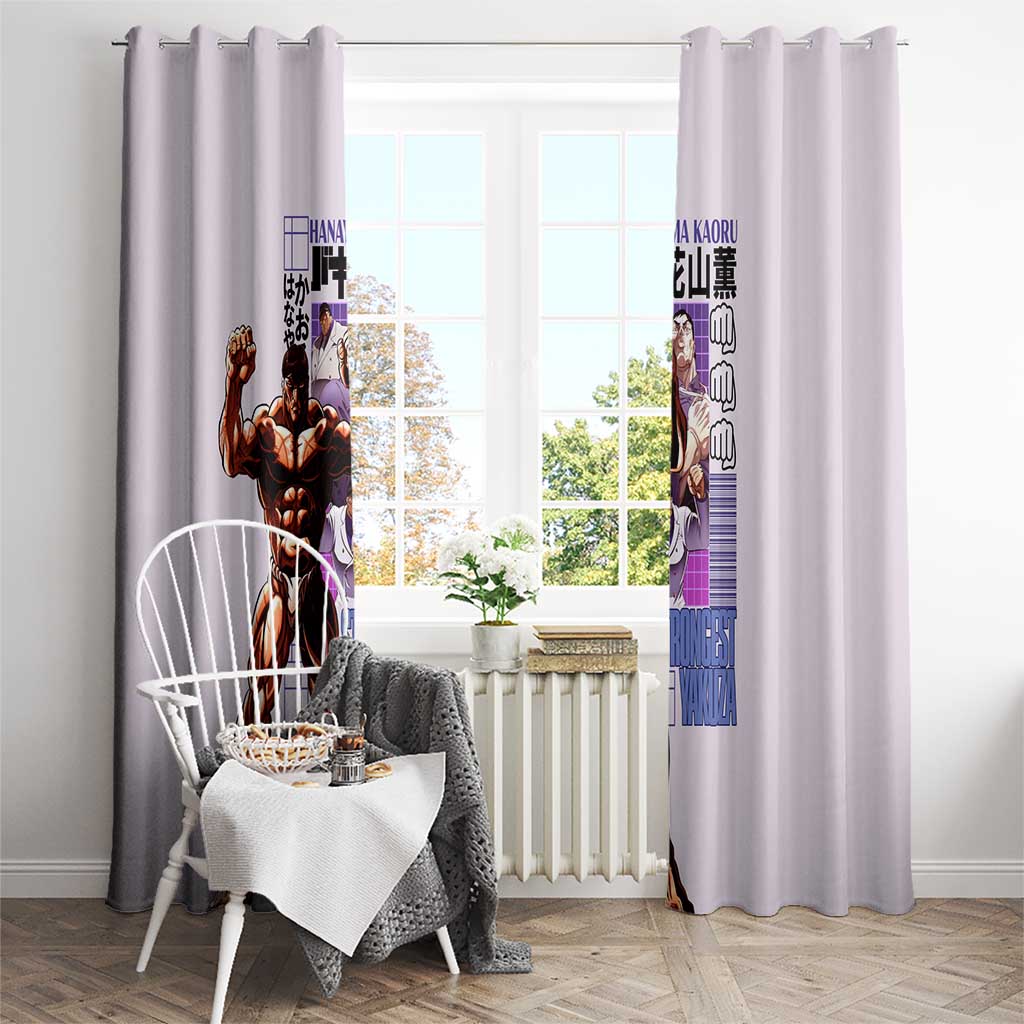 Hanayama Kaoru Baki Window Curtain Japan Anime Style - The Mazicc