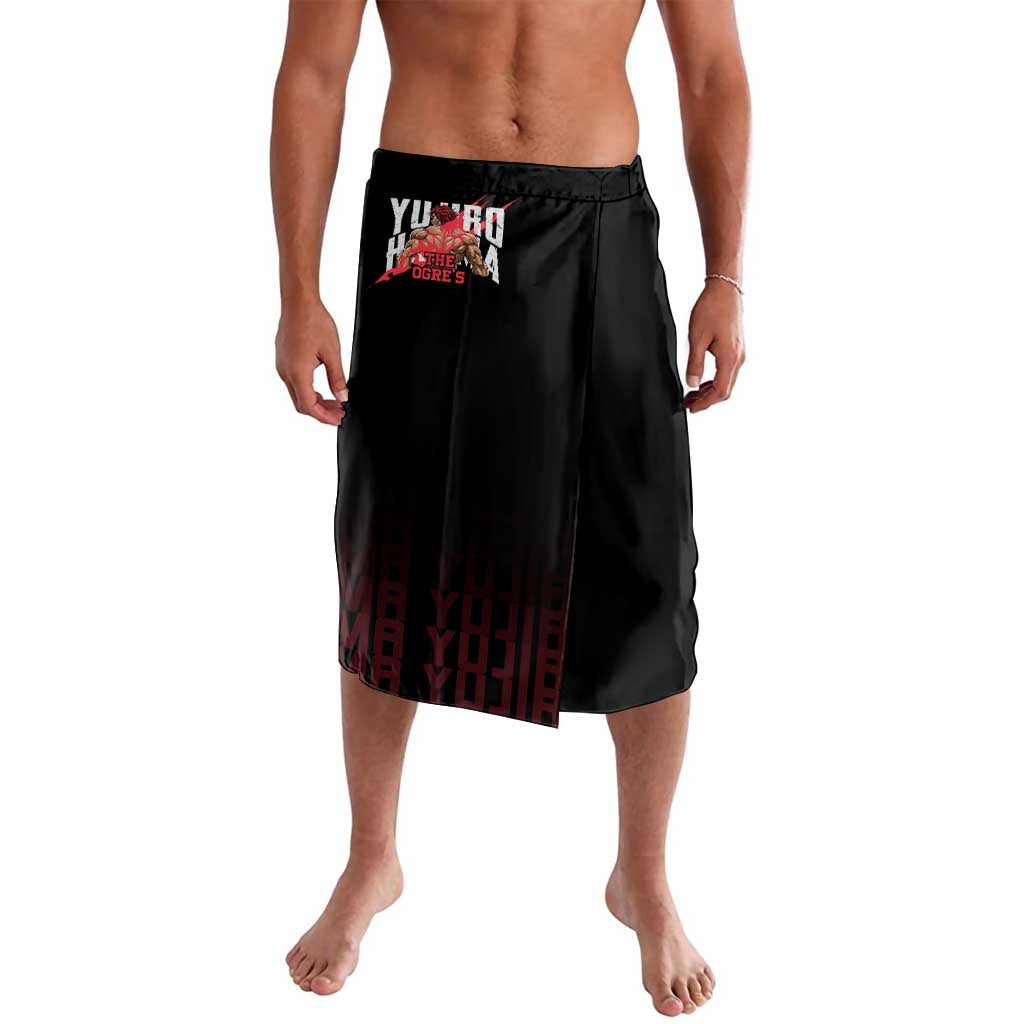 Yujiro Hanma The Ogre Baki Series Gym Theme Lavalava with Muscular Back Design and Bold Typography - The Mazicc