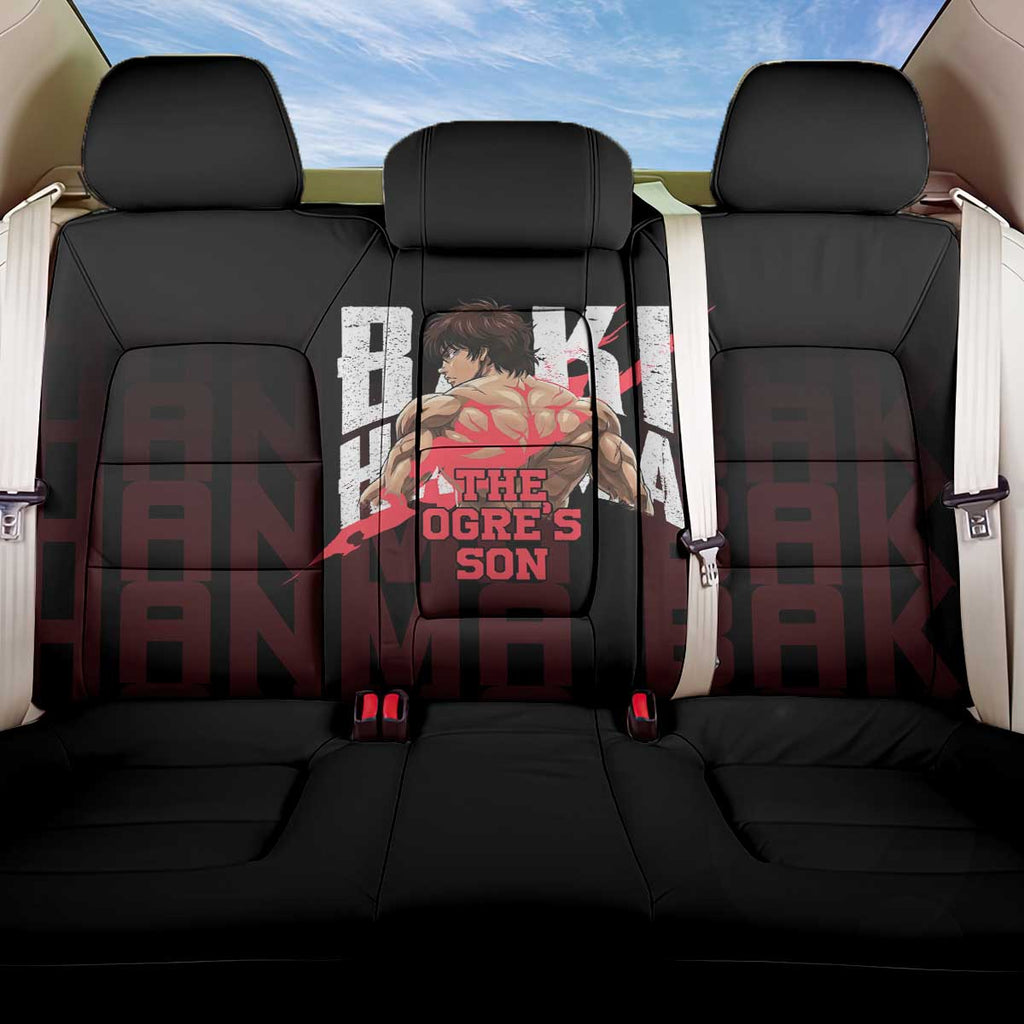 Baki Hanma The Ogre's Son Gym Theme Back Car Seat Cover with Intense Anime Artwork and Muscular Back Design - The Mazicc