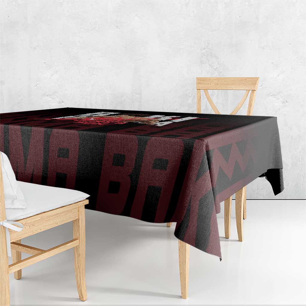 Baki Hanma The Ogre's Son Gym Theme Tablecloth with Intense Anime Artwork and Muscular Back Design - The Mazicc