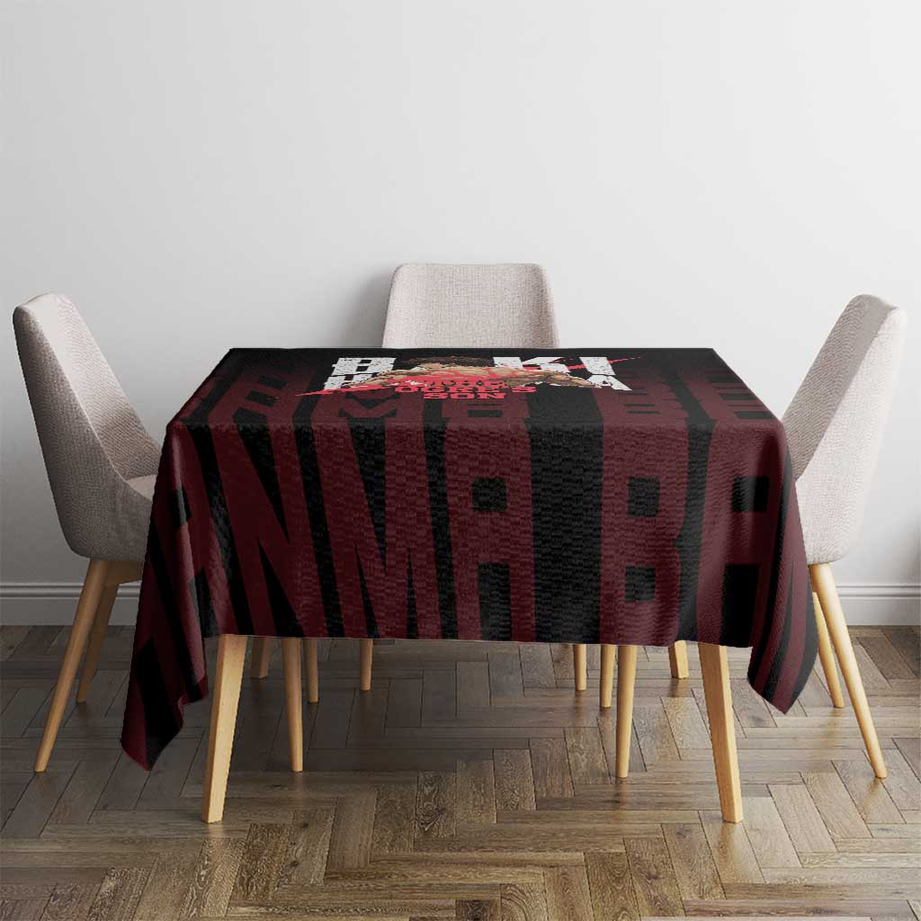 Baki Hanma The Ogre's Son Gym Theme Tablecloth with Intense Anime Artwork and Muscular Back Design - The Mazicc