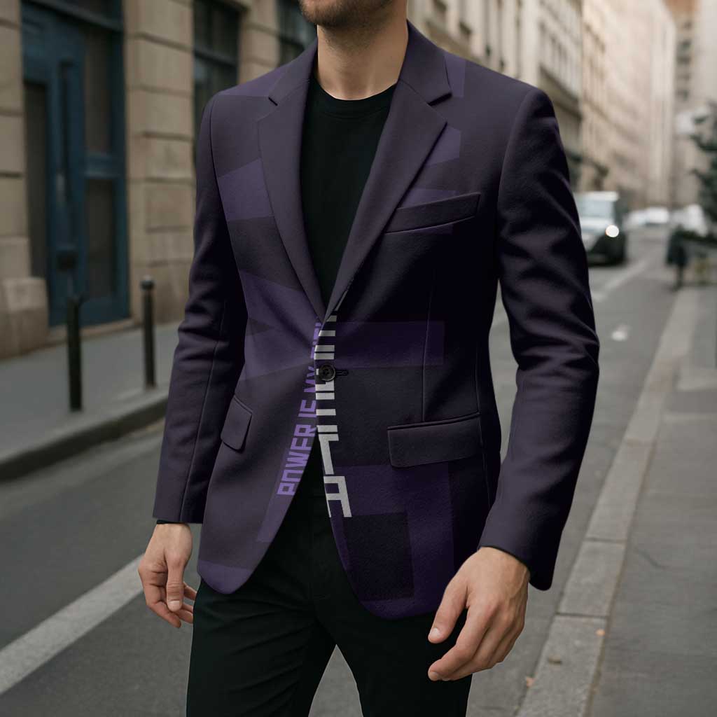 Vegeta Ultra Ego Gym Theme Blazer with Dumbbells Power Quote and Pride Design - The Mazicc
