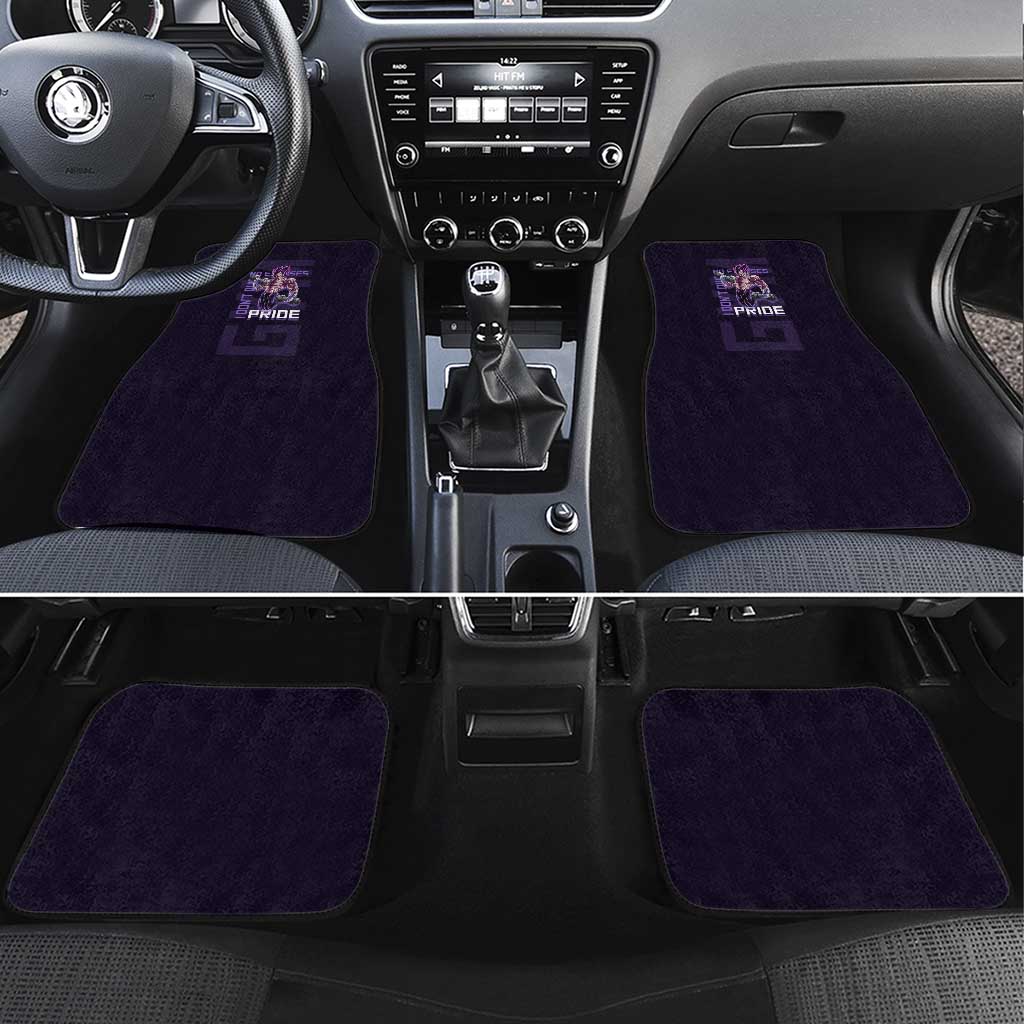 Vegeta Ultra Ego Gym Theme Car Mats with Dumbbells Power Quote and Pride Design - The Mazicc