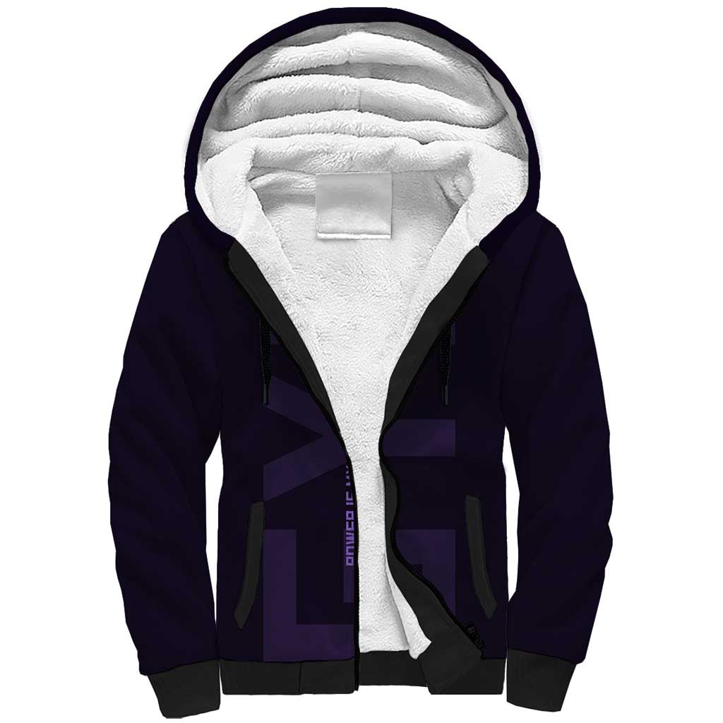 Vegeta Ultra Ego Gym Theme Sherpa Hoodie with Dumbbells Power Quote and Pride Design - The Mazicc
