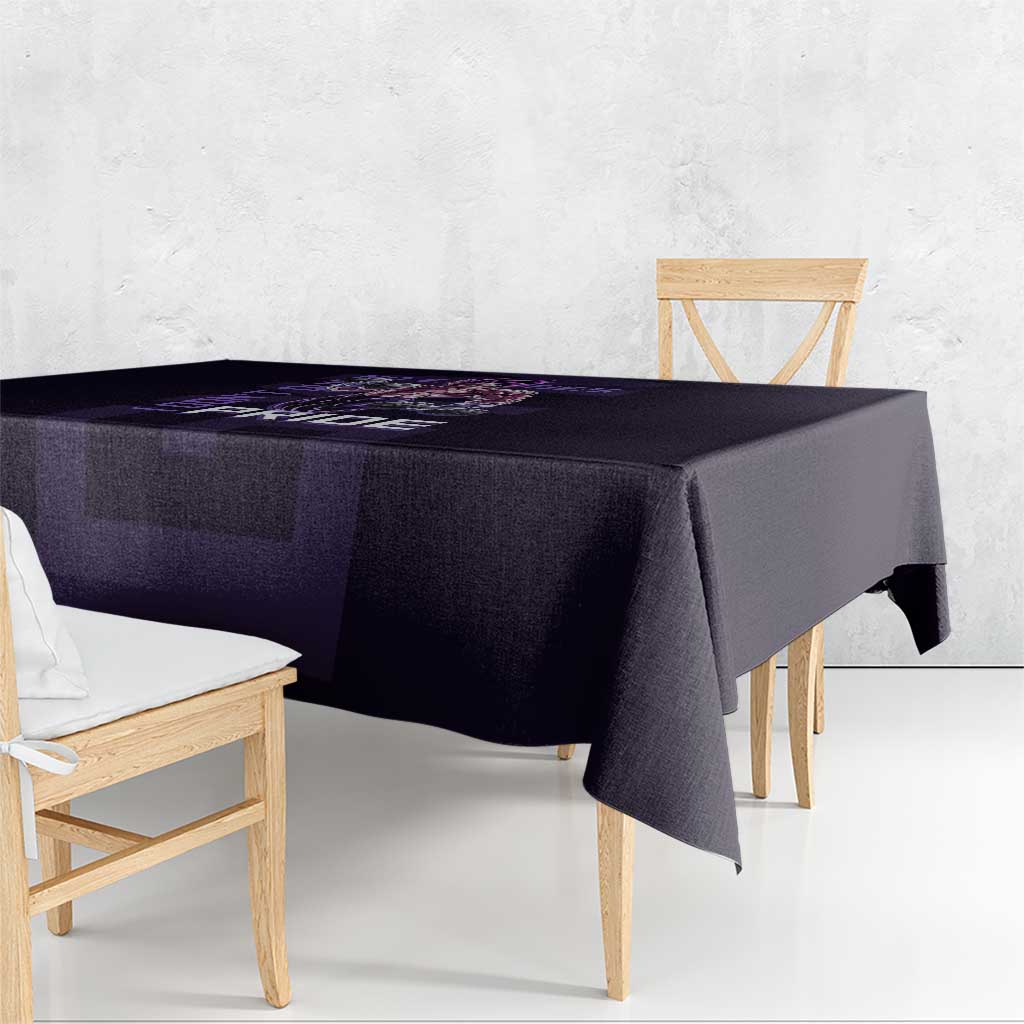Vegeta Ultra Ego Gym Theme Tablecloth with Dumbbells Power Quote and Pride Design - The Mazicc