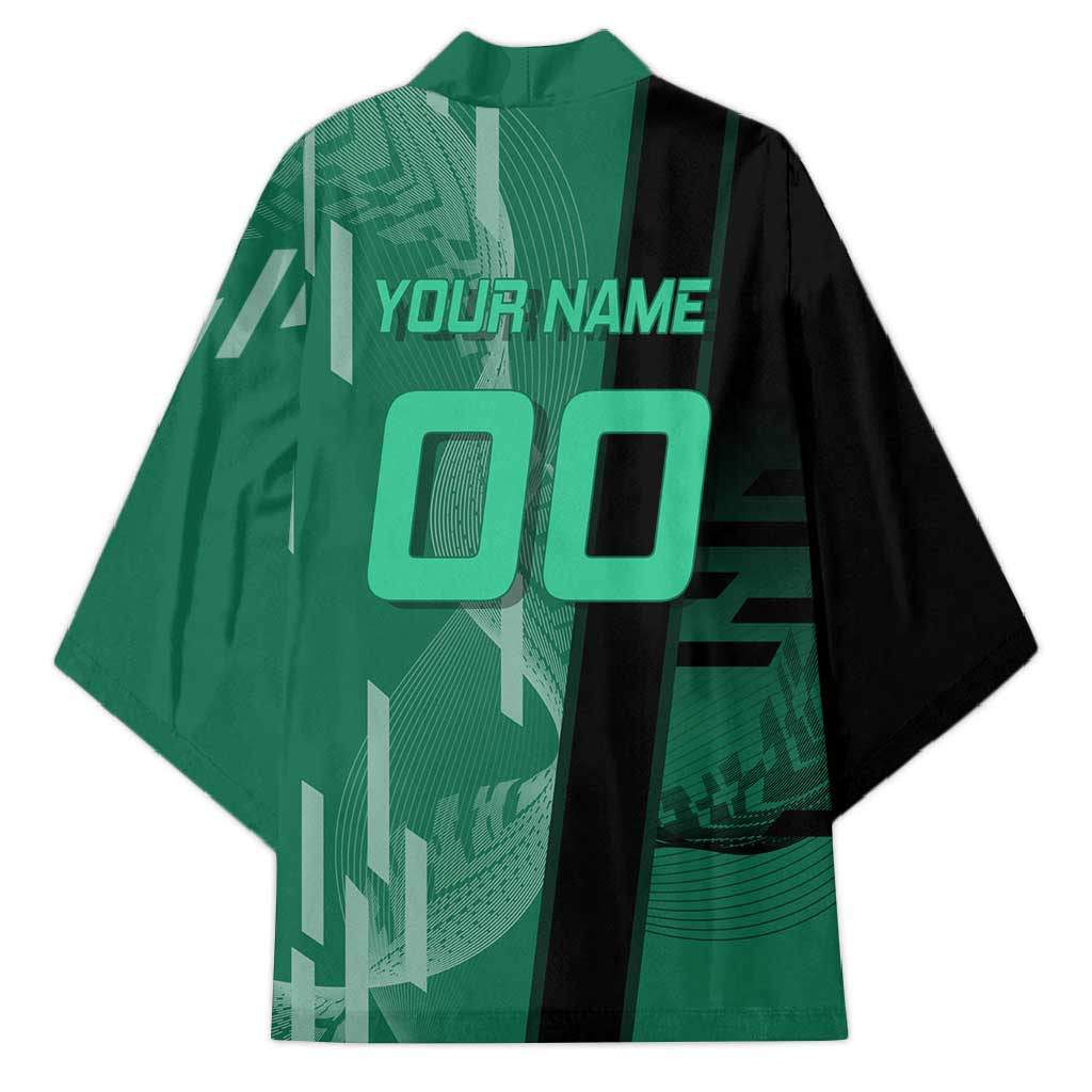 Personalized Tanjiro Badminton Green Action Pose Kimono Dynamic Sports Design - The Mazicc