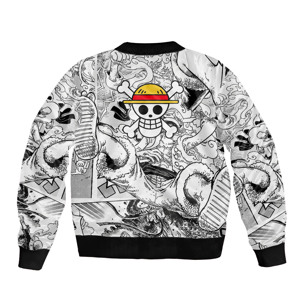 Luffy Gear 5 Nika One Piece Bomber Jacket