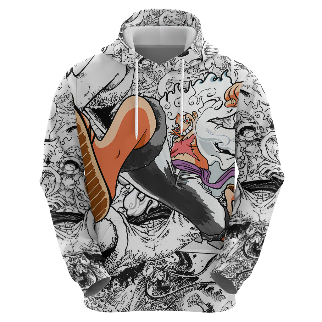 Luffy Gear 5 Nika One Piece Hoodie