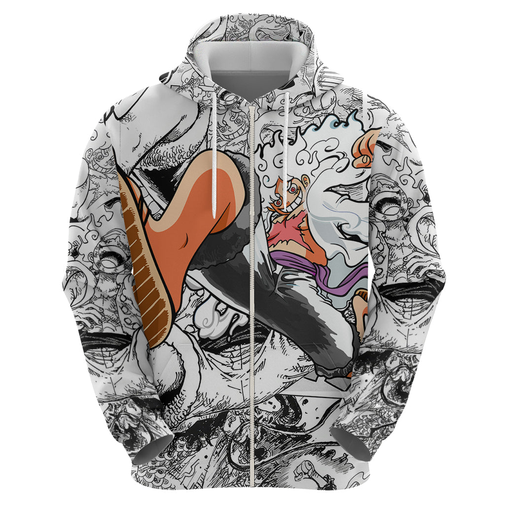 Luffy Gear 5 Nika One Piece Hoodie