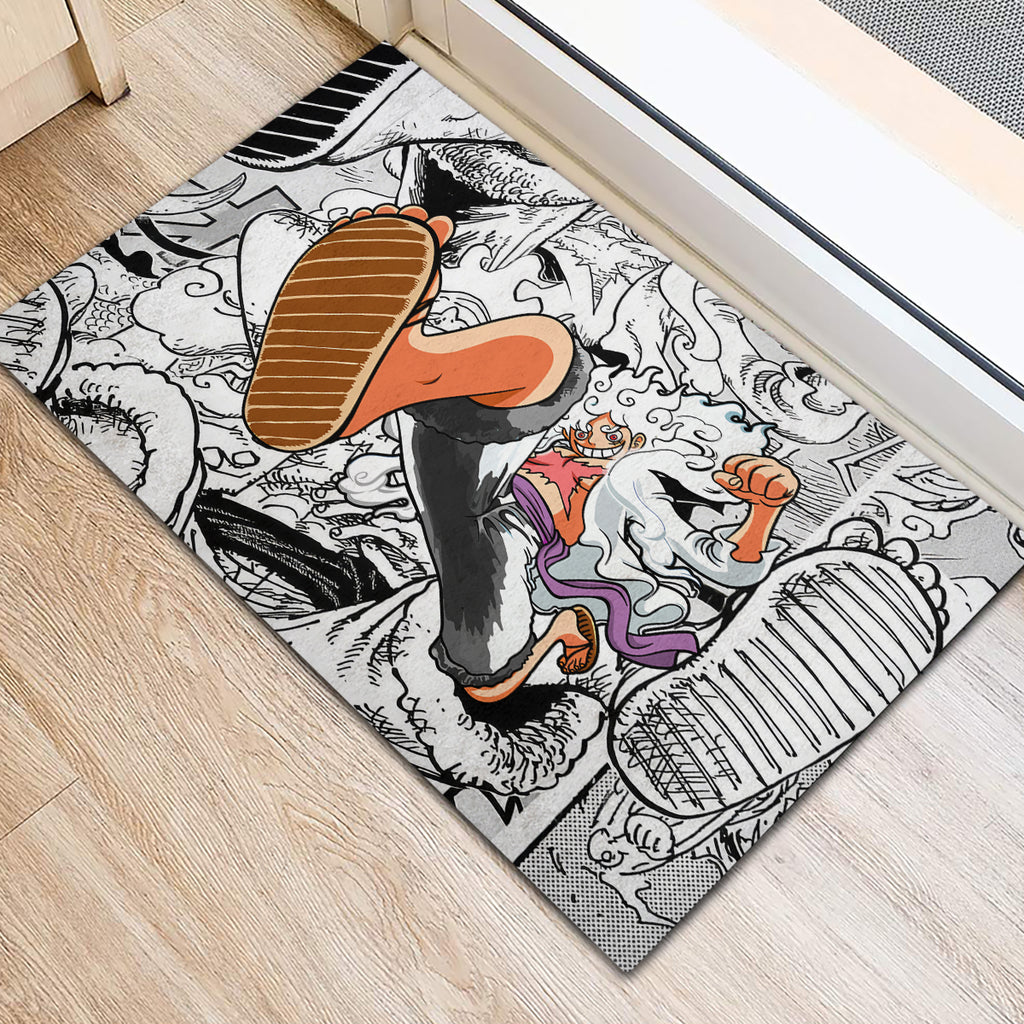 Luffy Gear 5 Nika One Piece Rubber Doormat
