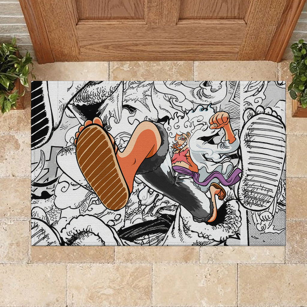 Luffy Gear 5 Nika One Piece Rubber Doormat