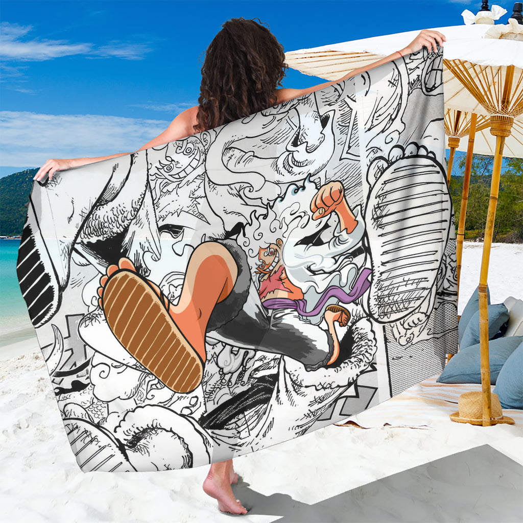 Luffy Gear 5 Nika One Piece Sarong