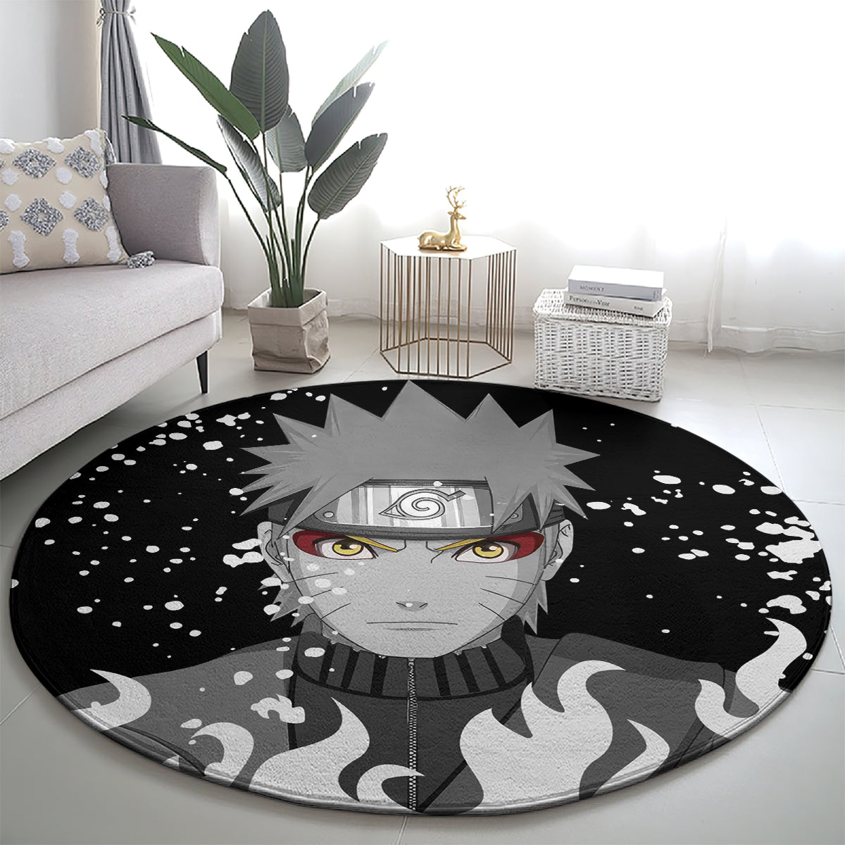 Uzumaki Sage Round Carpet