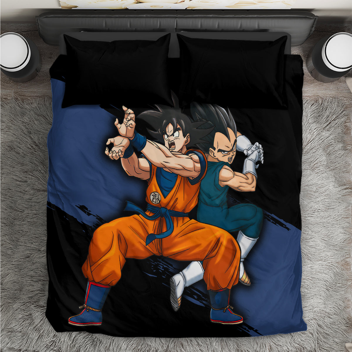 Goku and Vegeta Super Anime Bedding Set