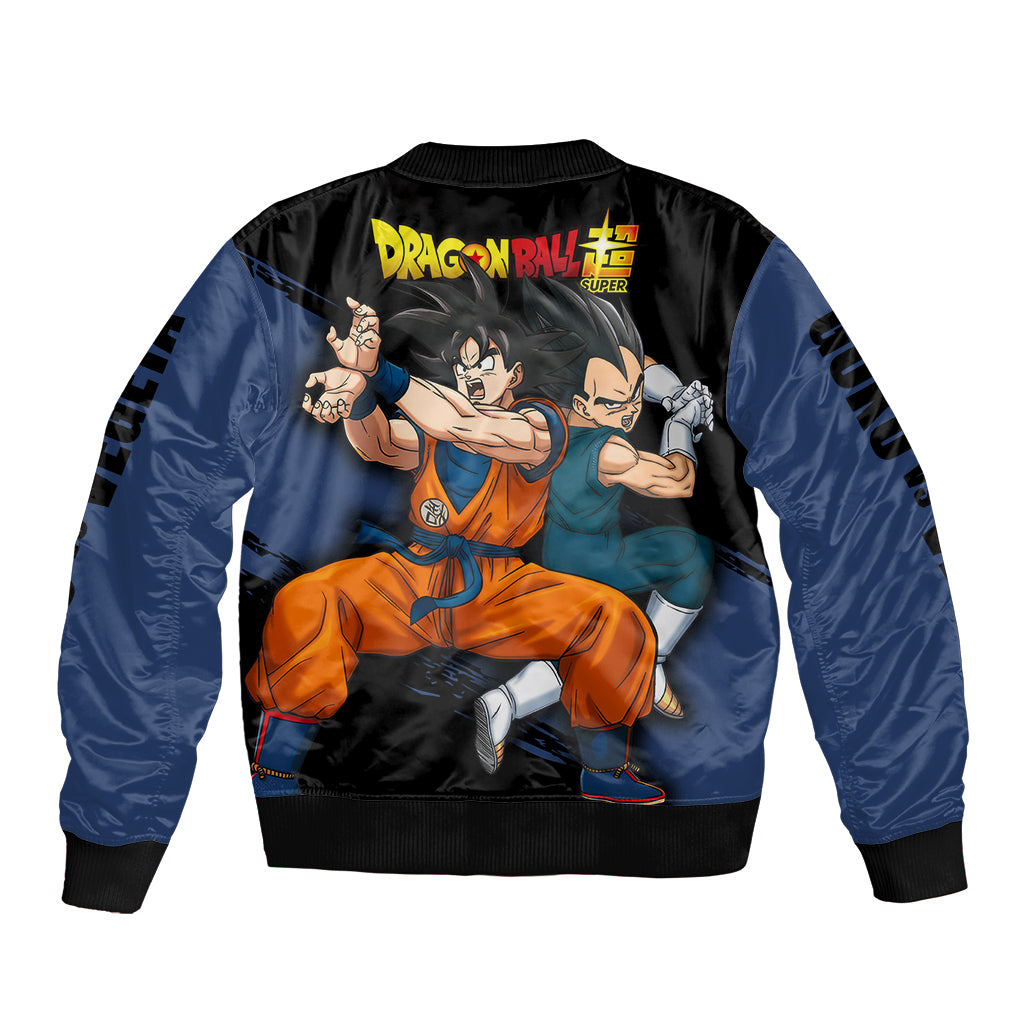Goku and Vegeta Super Anime Bomber Jacket