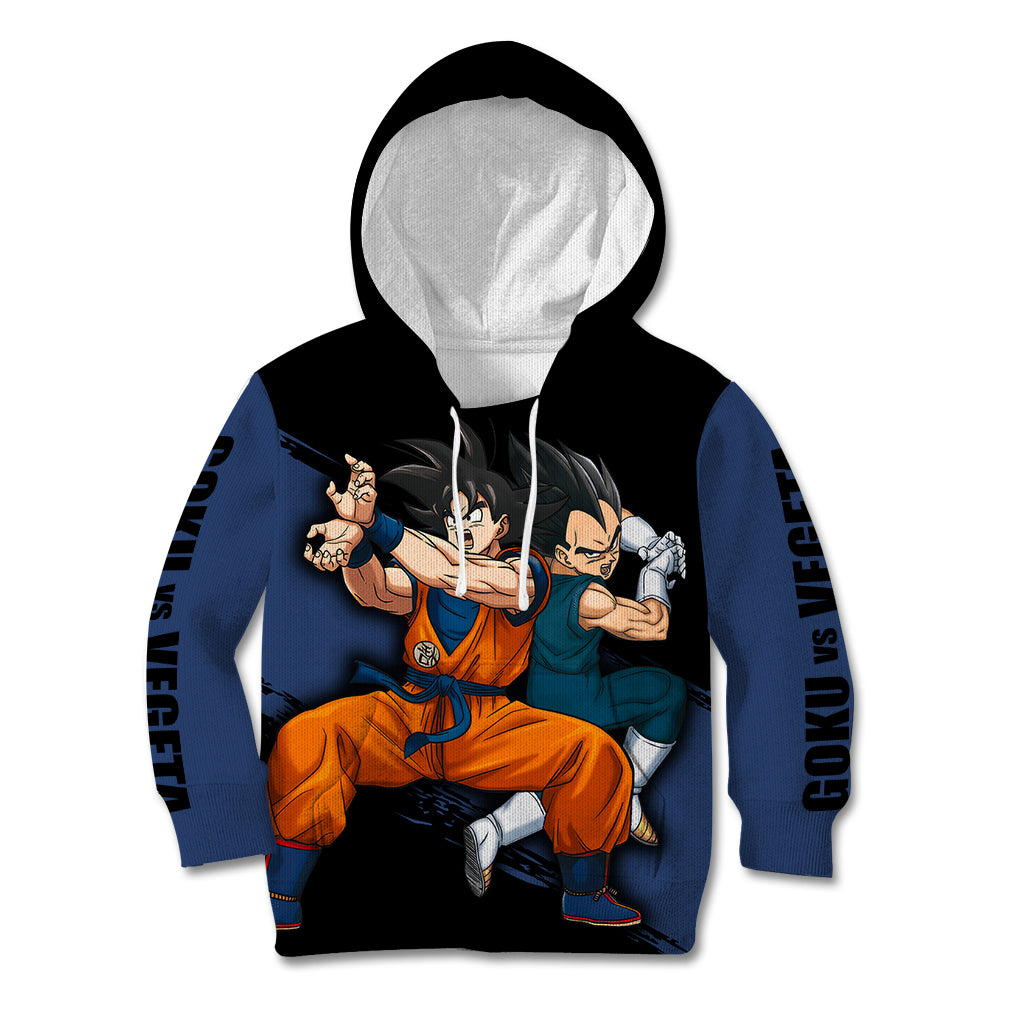 Goku and Vegeta Super Anime Kid Hoodie