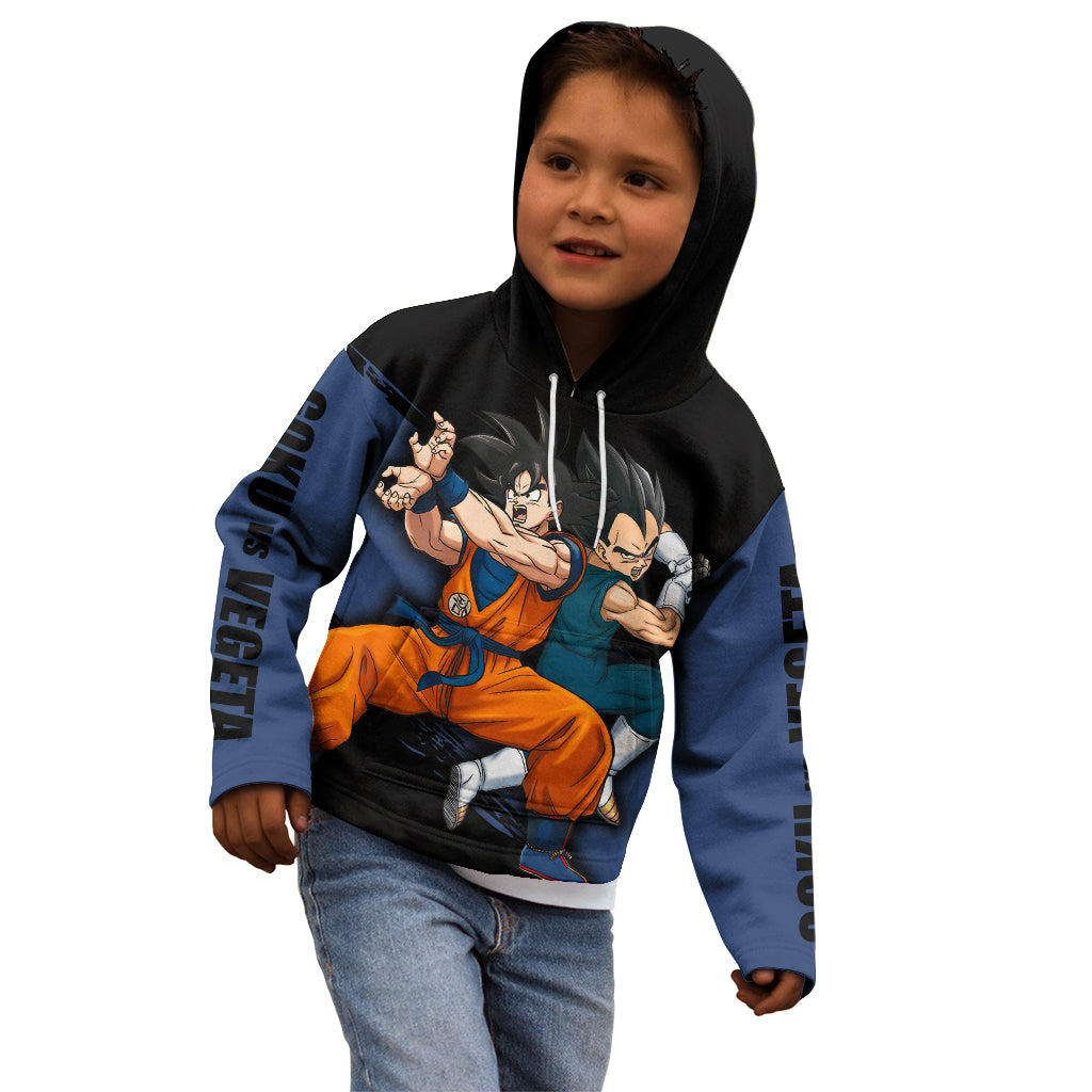 Goku and Vegeta Super Anime Kid Hoodie