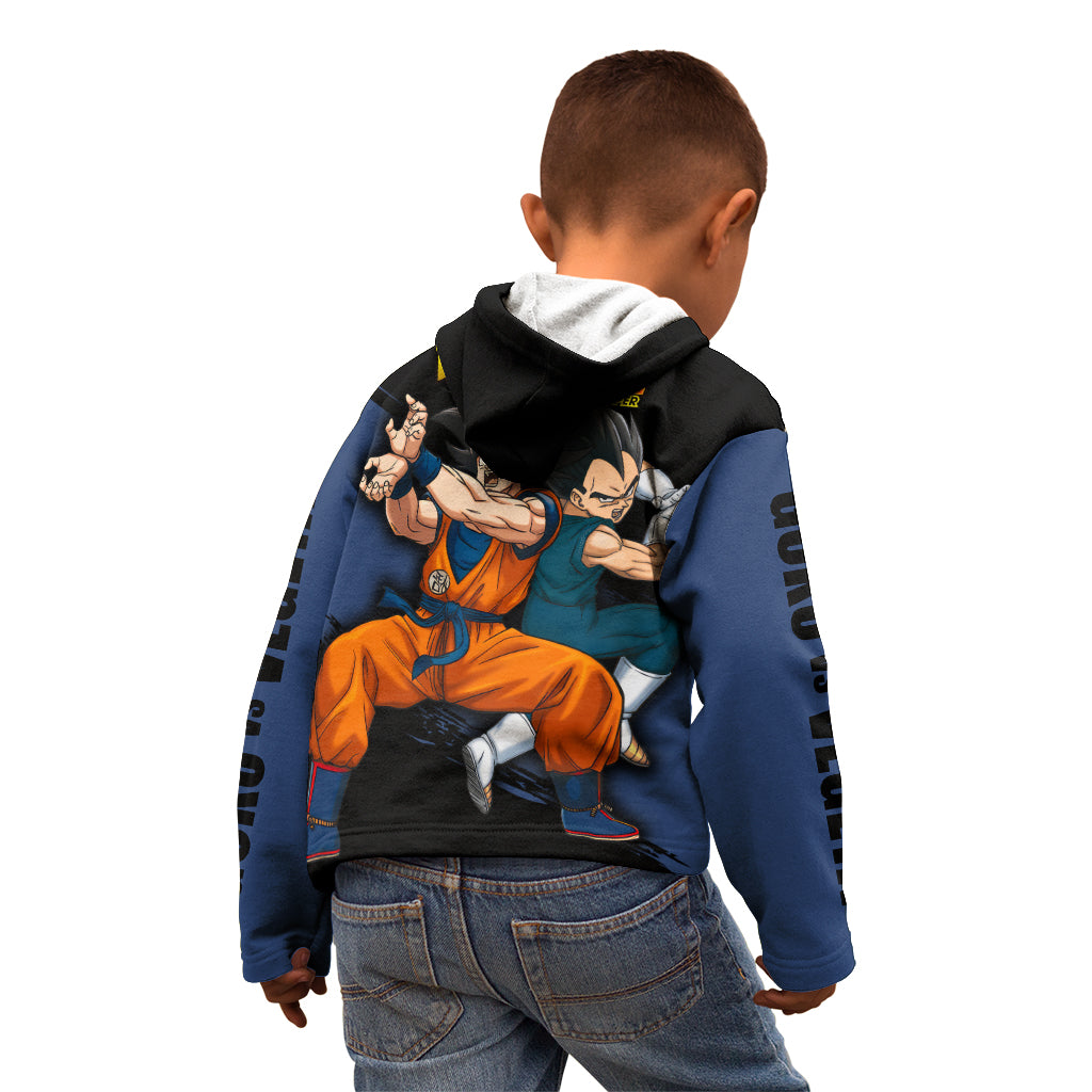 Goku and Vegeta Super Anime Kid Hoodie