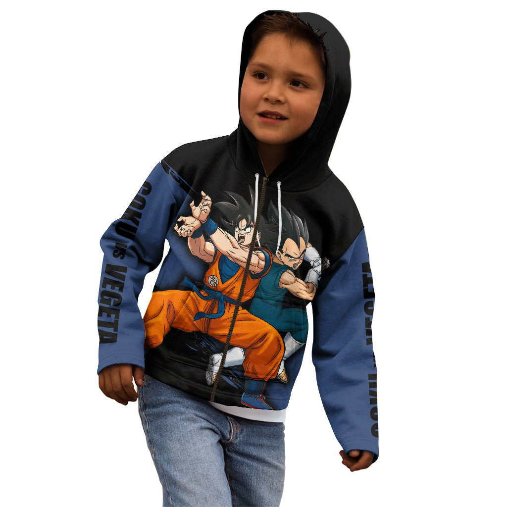 Goku and Vegeta Super Anime Kid Hoodie