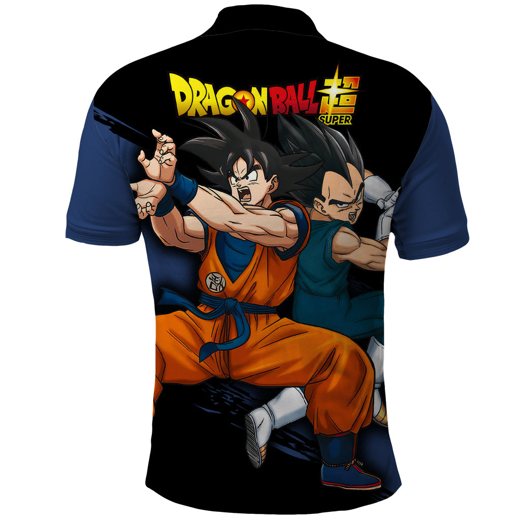 Goku and Vegeta Super Anime Polo Shirt